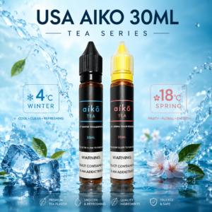 美國 Aiko 30ML 薄荷冰茶 蜜桃涼茶 小煙油 菸油 電子煙油 E-JULCE E-LIQUID
