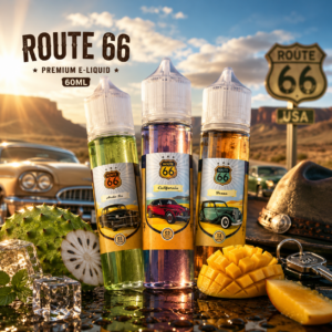 美國 ROUTE 66號公路 系列 60ML 大煙 煙油 果汁 E-julce vape 電子煙油