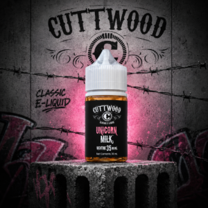 美國 Cuttwood 伐木 獨角獸奶 30ML 草莓奶昔 (無涼) 小煙 煙油 果汁 E-JULCE Vape E-LIQUID 電子煙油